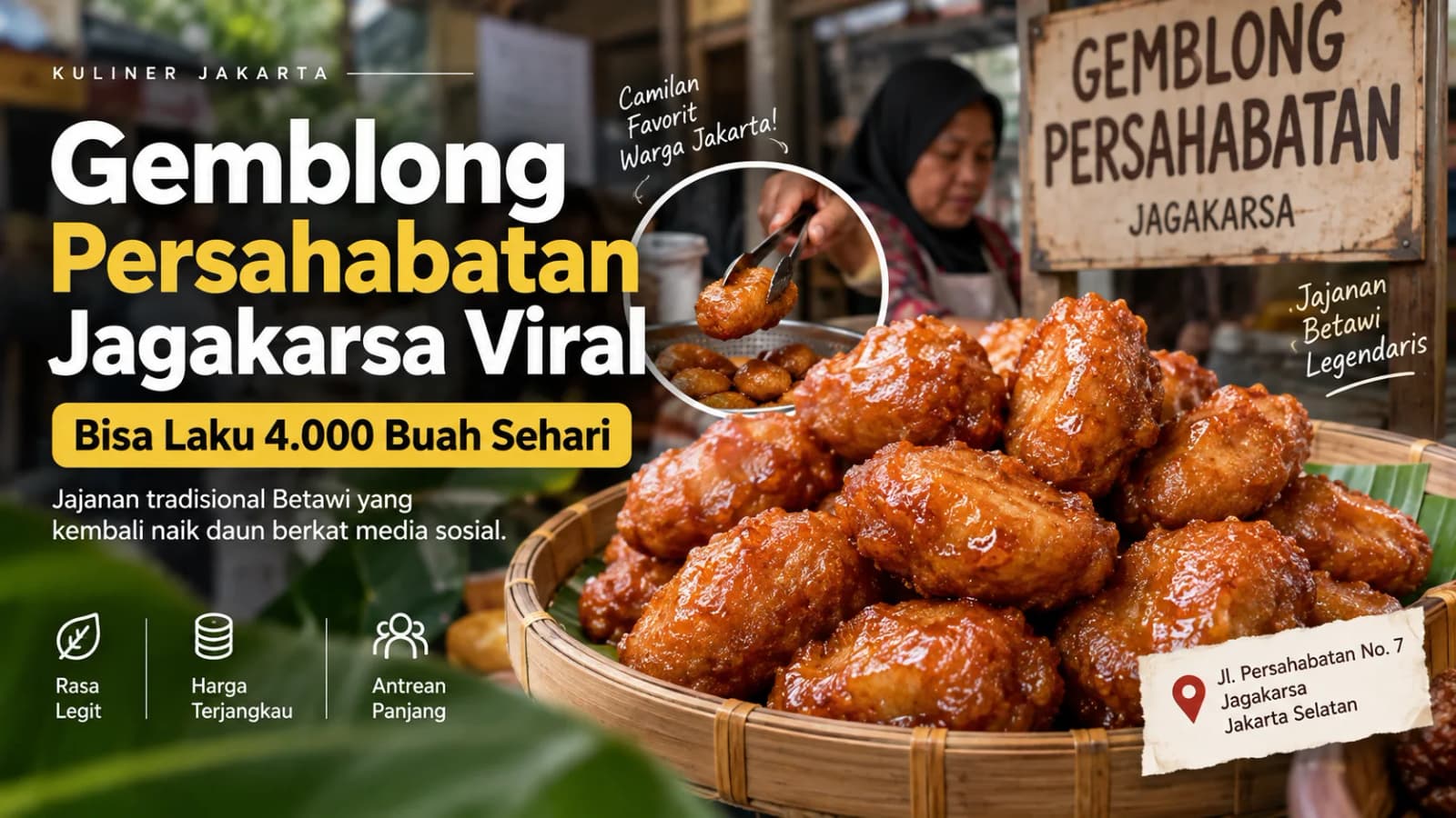 Panel Kehidupan: Kisah Gemblong Persahabatan yang Menyalakan Jagakarsa